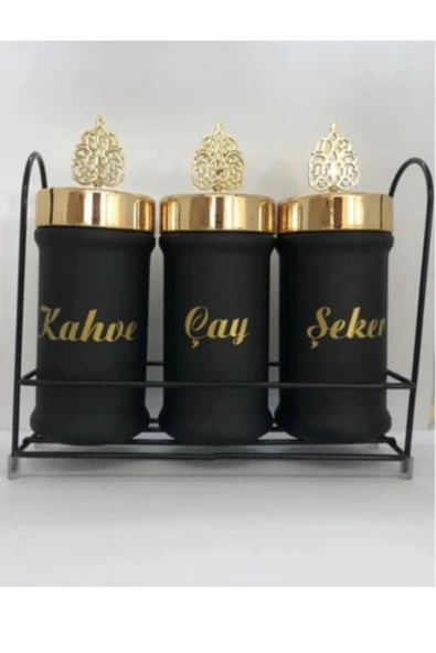 Akkoyunlu home 3'lü Çay Kahve Şeker Seti