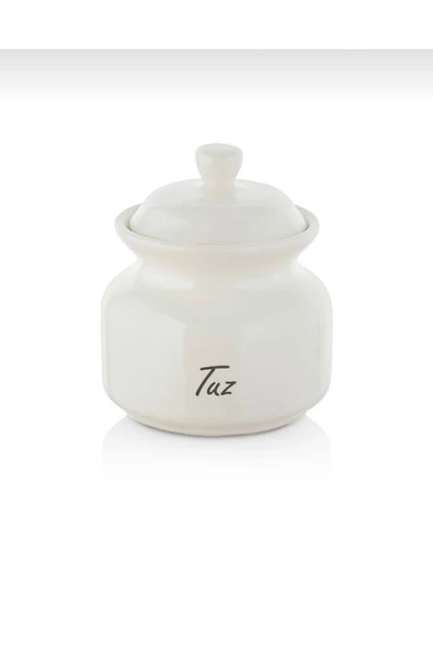Akkoyunlu home 3'lü Lüks Çay Şeker Tuz Saklama Kavanozu Porselen - 4