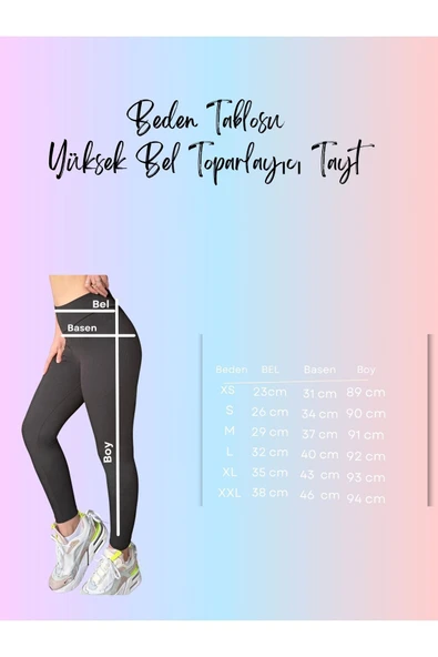 Yüksek Bel Toparlayıcı Tayt - 3