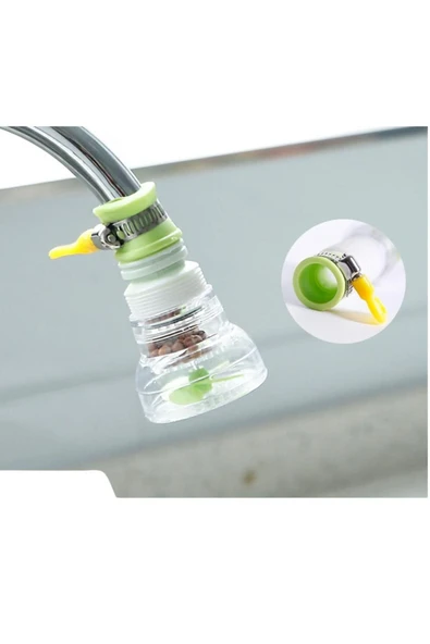 Sezka Life Filtreli Musluk Başlığı Sıçrama Önleyici 360 Başlık Mutfak,Lavabo Musluk Başlığı Filitre - 3
