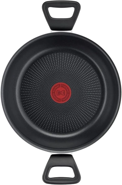 Tefal Titanyum 2X XL Difüzyon Tabanlı Kapaklı Sahan 24 Cm - Resim 3