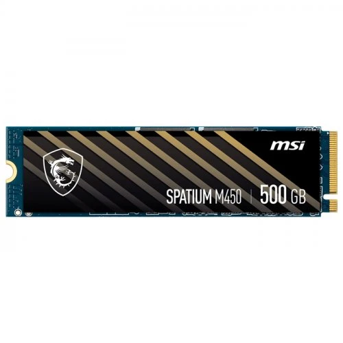 500GB MSI SPATIUM M450 NVME M.2 SSD 3600/2300MB/s