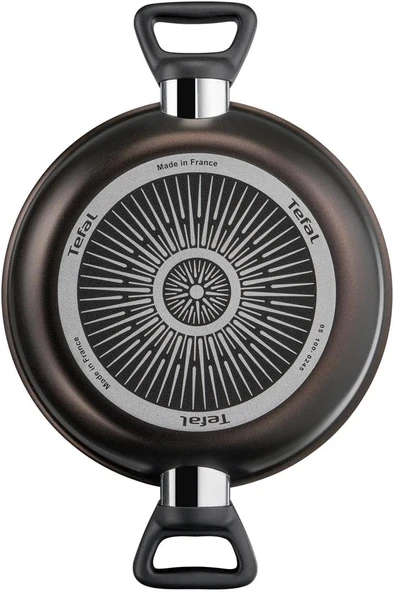 Tefal Titanyum 2X XL Difüzyon Tabanlı Kapaklı Sahan 24 Cm - Resim 2