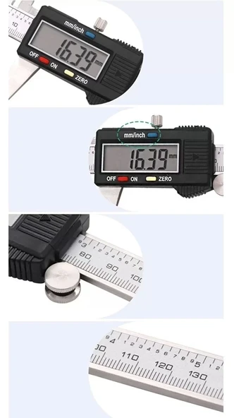 Kumpas - Dijital Kumpas 0,01 Mm - 150mm 6inc - 3