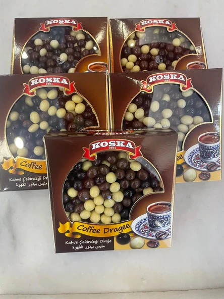 KOSKA KAHVE ÇEKİRDEĞİ DRAJE 220 GR  (1 ADET) - 4