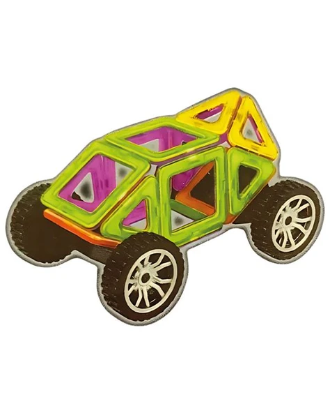 Kızılkaya Oyuncak Magic Magnetic Araba 23 Parça JH8880 - 2