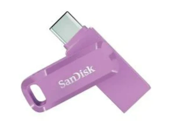 SanDisk Ultra Dual Drive Go 512GB SDDDC3-512G-G46L USB & Type-C Flash Bellek Lavanta - 3
