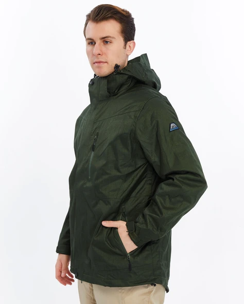 Mapamyumco 3in1 Erkek Mont-YEŞİL - Resim 5