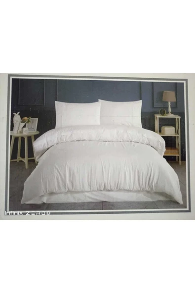 Molinella  Home Comfort Güpürlü Çift Kişilik Nevresim Takımı Beyaz