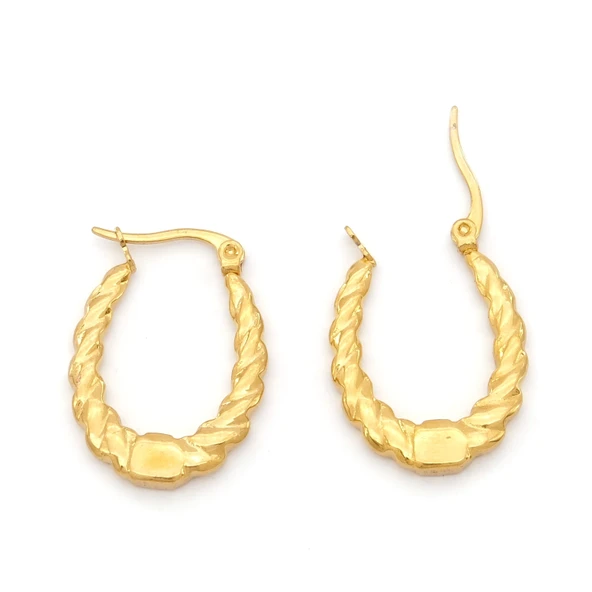 Çelik Küpe Altın Kaplama Kadın UNK-818 ürün görseli 1