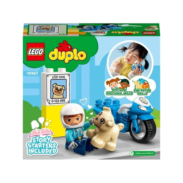 10967 Lego Duplo - Polis Motosikleti 5 parça +2 yaş - 3