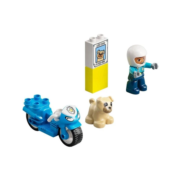 10967 Lego Duplo - Polis Motosikleti 5 parça +2 yaş - 2