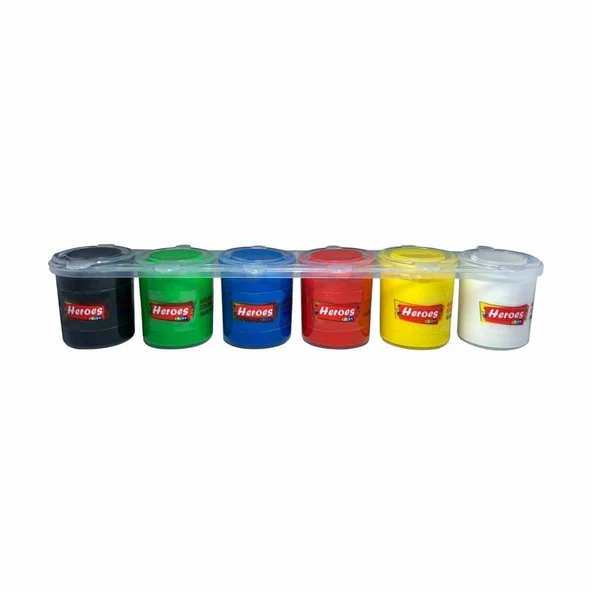 ERN-710 Heroes Color 6lı Parmak Boya - Eren Oyuncak - 2