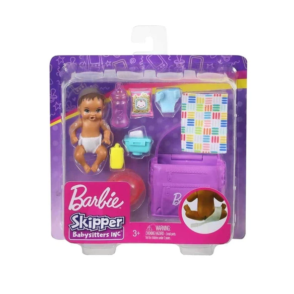 GHV83 Özellikli Minik Bebekler /Barbie Bebek Bakıcısı - 3