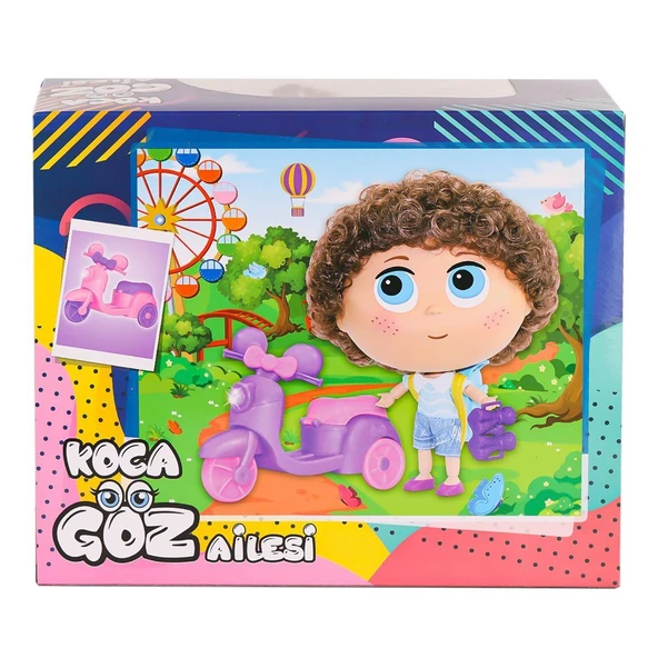BLD298 Koca Göz Ailesi Motorcu Gezgin -Birliktoys - 2