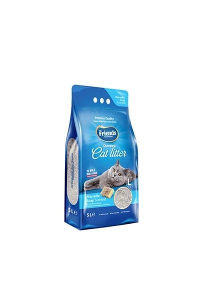 Friends Marsilya Sabunlu Kedi Kumu 5 Lt