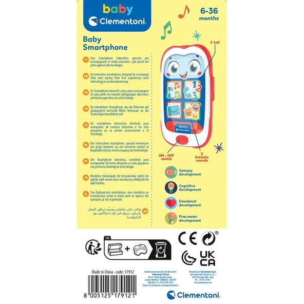 17912 Baby Clementoni - Bebek Telefonu - 3