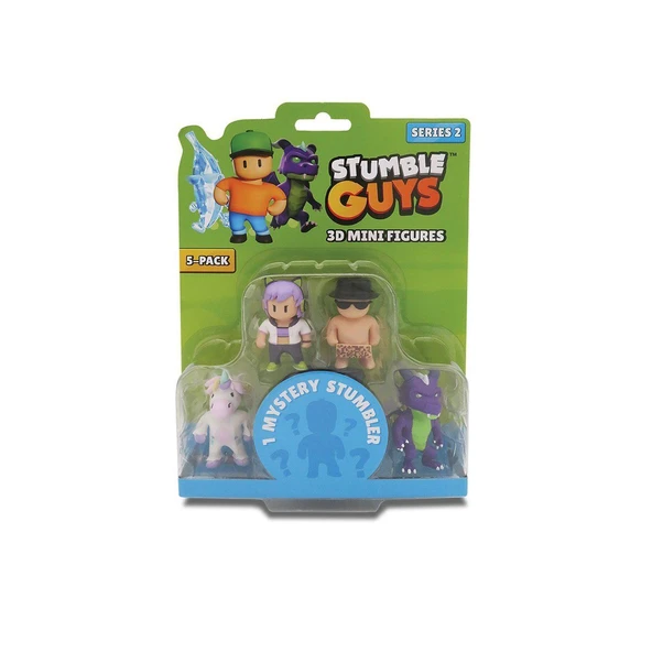 TUY14000 Stumble Guys 5li Mini Figür S2-SG-30006_5 - 3