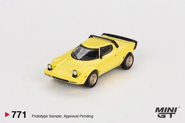 Mini GT Lancia Stratos HF Stradale Giallo Fly 771 - Resim 2