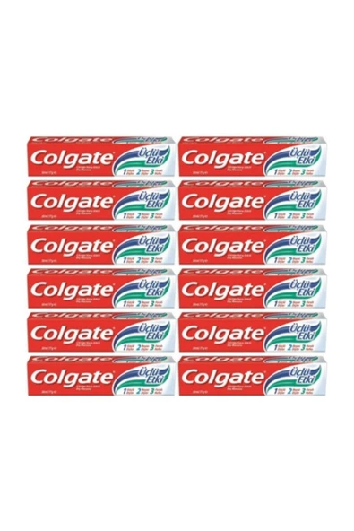 Colgate Diş Macunu Üç Etki 50 Ml. X 12 Adet
