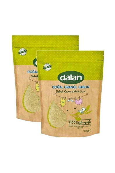 Dalan Granül Sabun Doğal Zeytinyağlı 2x1000gr - 1
