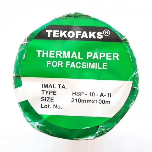 Tekofaks Termal Kağıt 210mm x 100m | HSP-10-A11 - 3