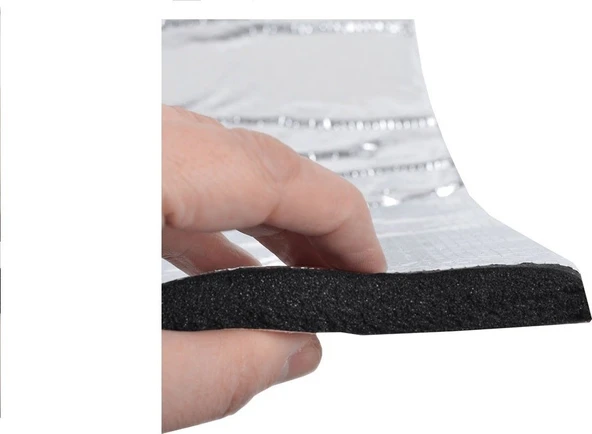 10 metre 10 mm Alüminyum Folyolu Kalorifer, Radyatör Petek Arkası Isı Yalıtımı İzolasyon Levhası - Resim 3