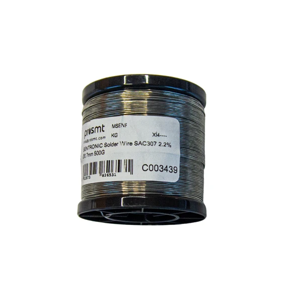 Sentronic SAC0307 Kurşunsuz Lehim Teli - 0.7mm, 500g, %2.2 Flux - 2