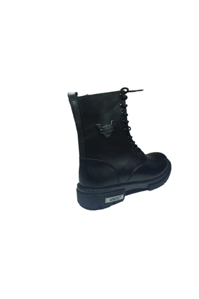 OrtopedikAL 2007 OrtopedikAL HRL1230 Klt Erkek Bot % 100 Deri Bağcık +Fermuarlı - 4