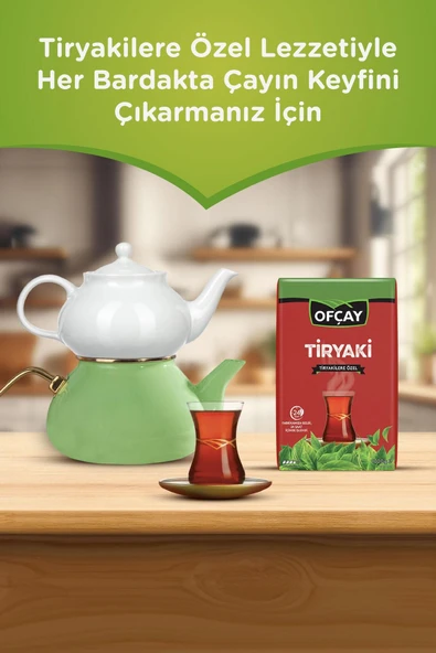 Ofçay Tiryaki Dökme Siyah Çay 1000gr X 3 - Resim 2