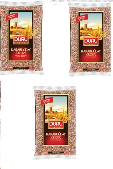 Duru Karabuğday ( Greçka ) 1 Kg X 3 Adet