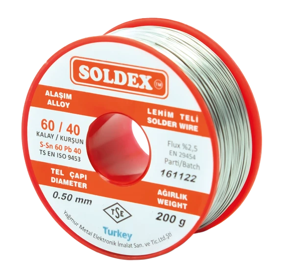 Soldex Sn60 Pb40 0.50mm 200gr