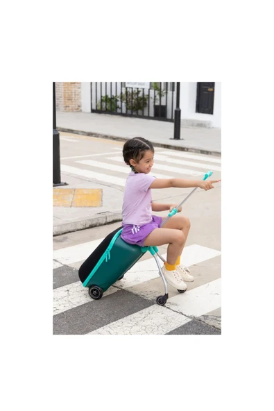 Micro Ride On Luggage Eazy Forest Green Yeşil 1+ Yaş