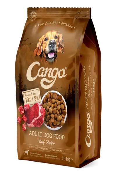 Cango Yetişkin Köpek Maması Etli Biftekli 10kg