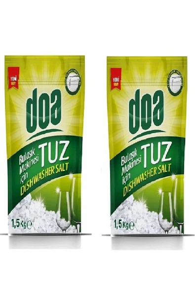 Doa Bulaşık Makinesi Tuzu 1,5 Kg X2