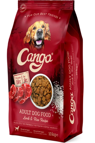 Cango Yetişkin Köpek Maması Kuzu Etli Pirinçli 10kg