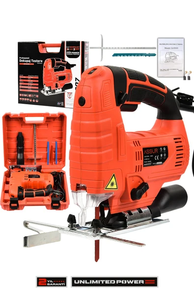 Assur 800 W Devir Ayarlı Dekupaj Testere Makinası - 1