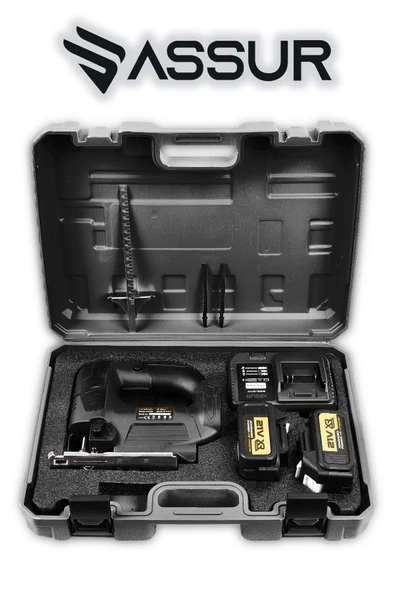 Assur Profesyonel 21V Çift Akülü Metal Şanzıman Dekupaj Testere Makinesi - 4