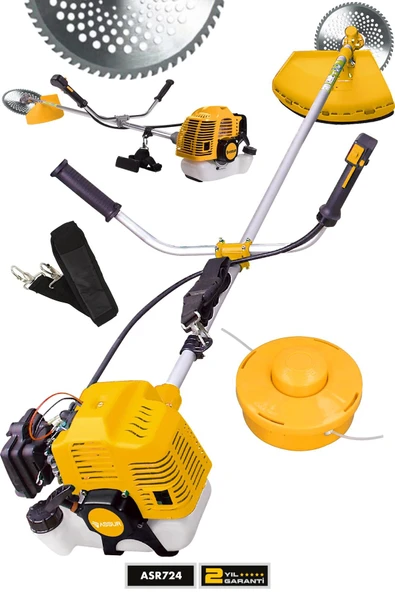 Assur 58 Cc 11000 Rpm Yan Tipi Benzinli Ot Çalı Çim Biçme Tırpanı
