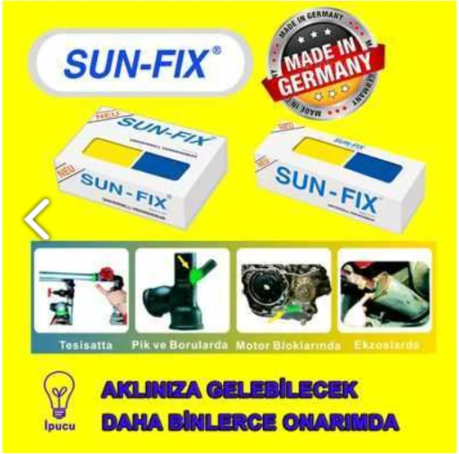 SUN-FIX Macun Kaynak, UNIVERSAL VERWENDBAR - 2