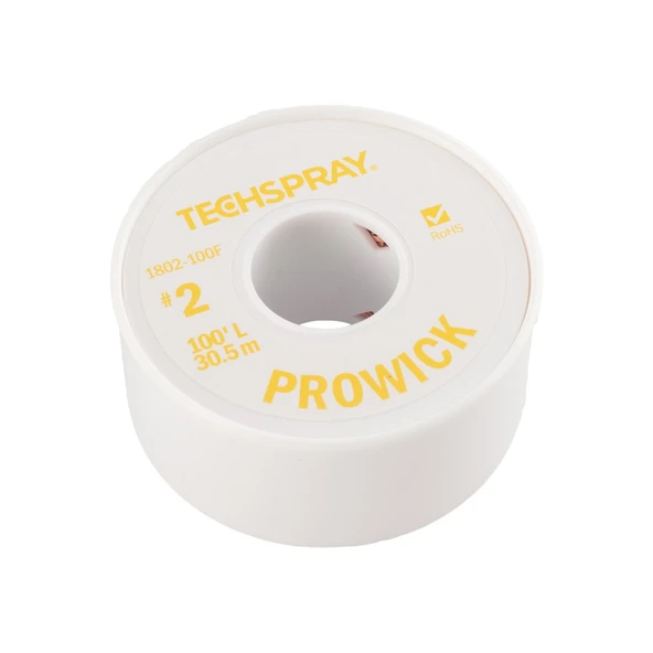 1802-100F Lehim Alma Teli Sarı (1,4mm x 30,5m) Pro-Wick® - 2