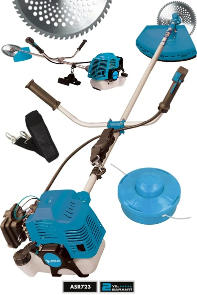 Assur 58 Cc 11000 Rpm Yan Tipi Benzinli Ot Çalı Çim Biçme Tırpanı