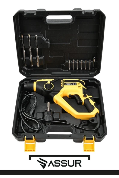 Assur 250W 2 Kademeli Bakır Sargılı Darbeli Kırıcı Delici Hilti - 2