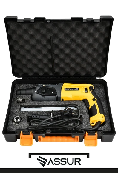 Assur 850W Darbeli Metal Şanzıman Kırıcı Delici Hilti Matkap - 2