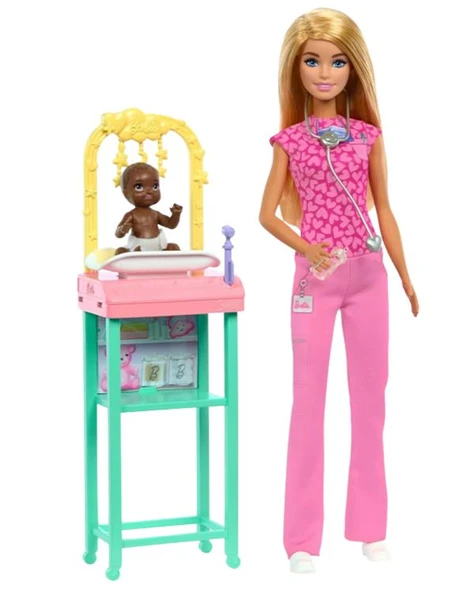 Barbie Kariyer Bebeği Bebek Doktoru JCR72 - 2
