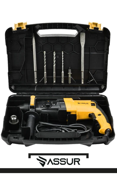 Assur Profesyonel Metal Şanzıman Kırıcı Delici Hilti Darbeli Matkap 2-28mm - 2