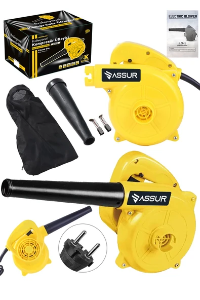 Assur 450 W 6 Kademe Devir Ayarlı Elektrikli Hava Üfleme Emme Körüğü