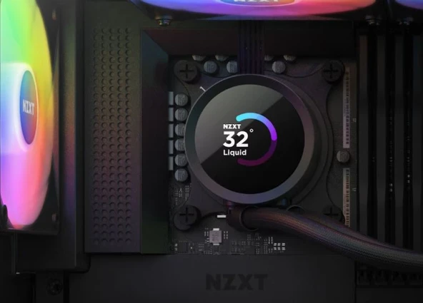 Kraken 240 Siyah RGB AIO LCD Display 240mm Sıvı Soğutucu TdrTR