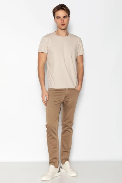 Erkek Bisiklet Yaka Extra Soft Regular Fit Kısa Kollu Tişört - 12