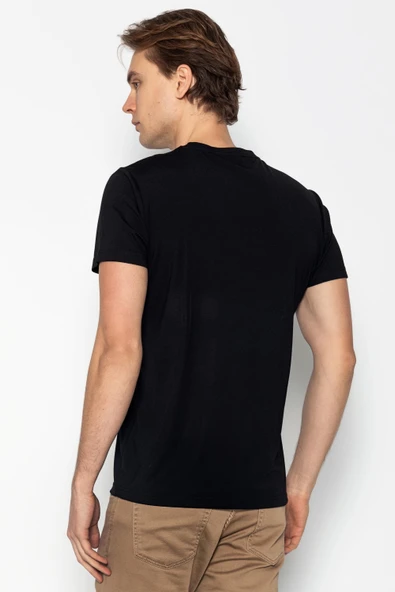 Erkek Bisiklet Yaka Extra Soft Regular Fit Kısa Kollu Tişört - 5